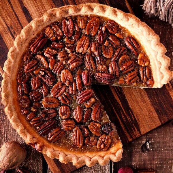 Homemade pecan pie