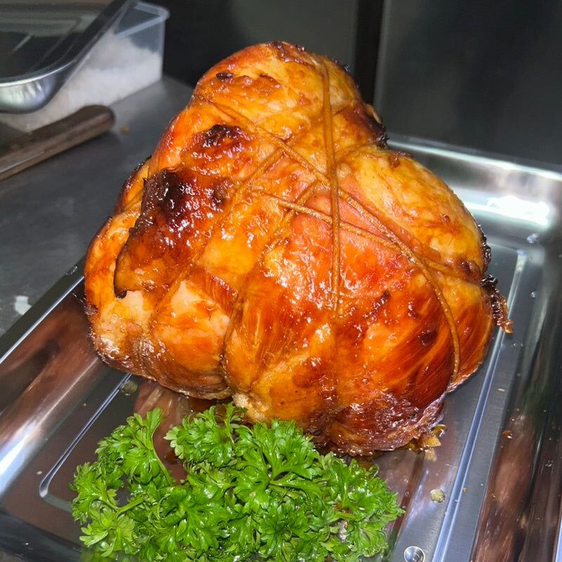 Honey glazed baked ham